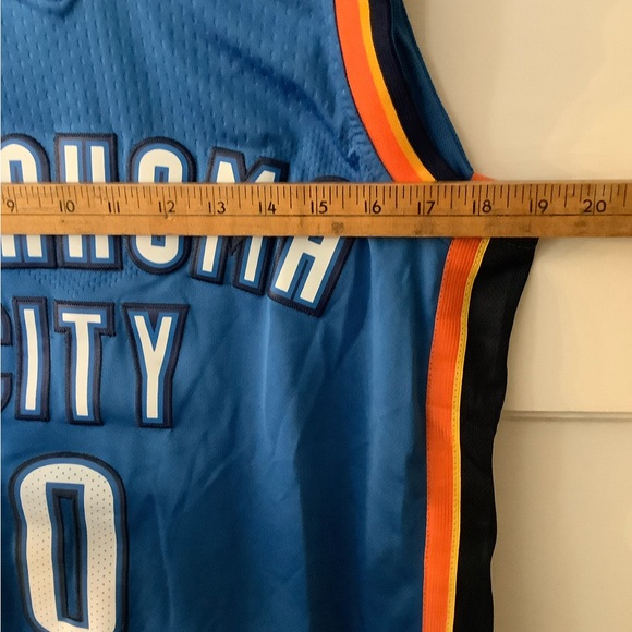 OKC Thunder Jersey Nike Russell Westbrook #0 Oklahoma City Men’s S/XS 44, EUC - Picture 8 of 9